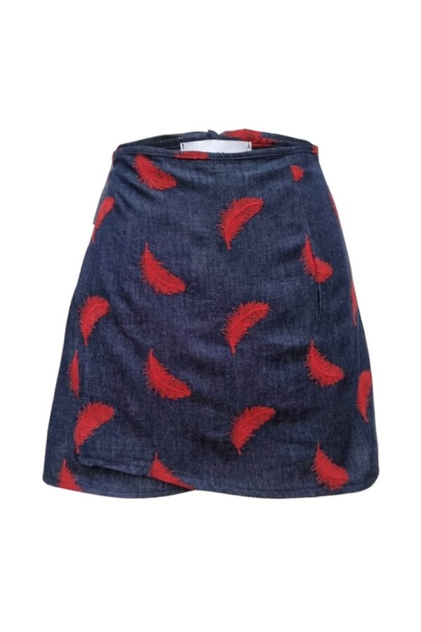 Lena Skirt – Red Feather Emb